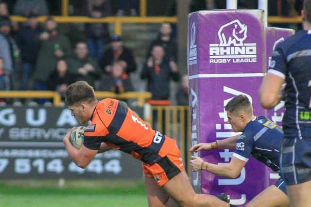 Turner scored in Castleford's 56-0 win over Featherstone on December 30. PIC: Stephen Penfold.