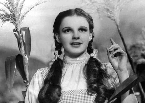 Judy Garland in the 1939 film version of The Wizard of Oz.