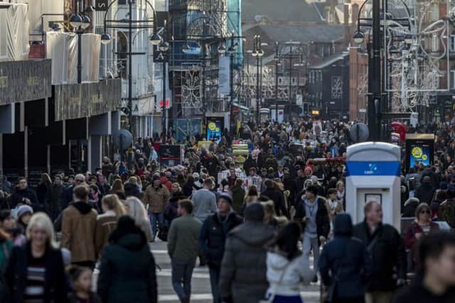 Briggate in Leeds.