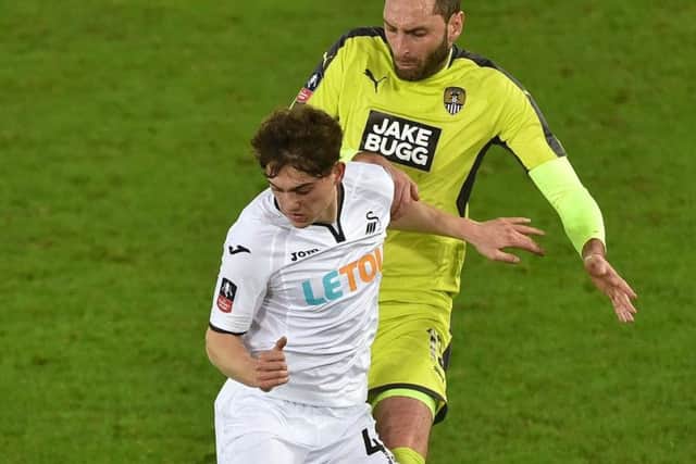 Swansea City winger Daniel James.