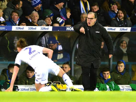 Leeds United head coach Marcelo Bielsa during Norwich City defeat.