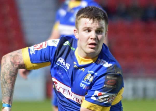 Hunslet's master of disaster as far as Leeds Rhinos were concerned yesterday, Danny Nicklas. PIC: JPIMedia
