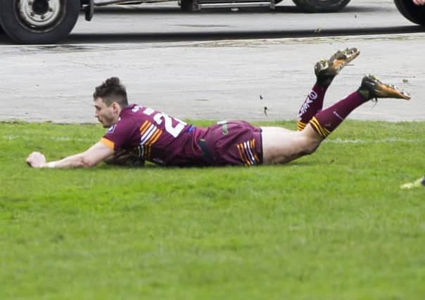 Sam Wood scored the opening try for Batley after a bright start against Barrow. PIC: Jim Fitton