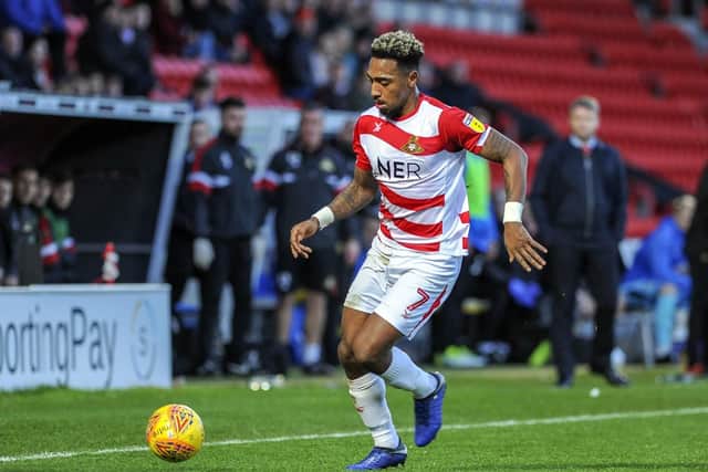 Doncaster Rovers striker Mallik Wilks.