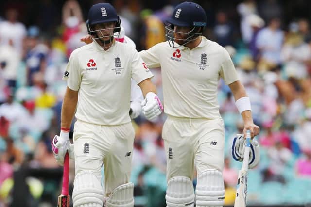 TIM FOR CHANGE: Should England's Yorkshire duo Joe Root, left, and Jonny Bairstow be moved around the England batting order? Picture: Jason O'Brien/PA