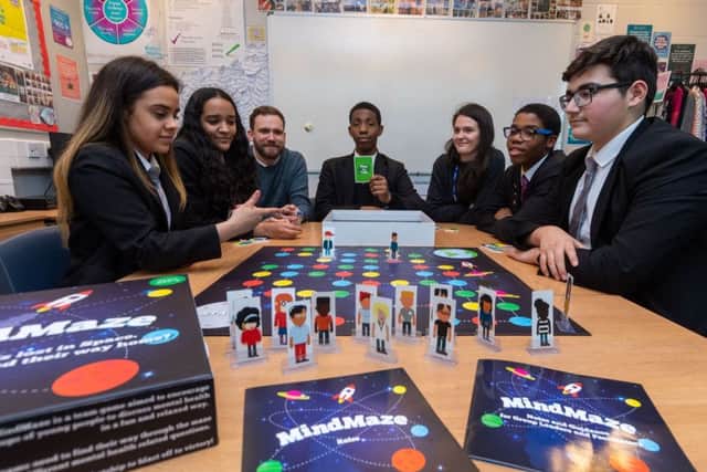 The MindMaze session at Bishop Young C of E Academy in Leeds.
