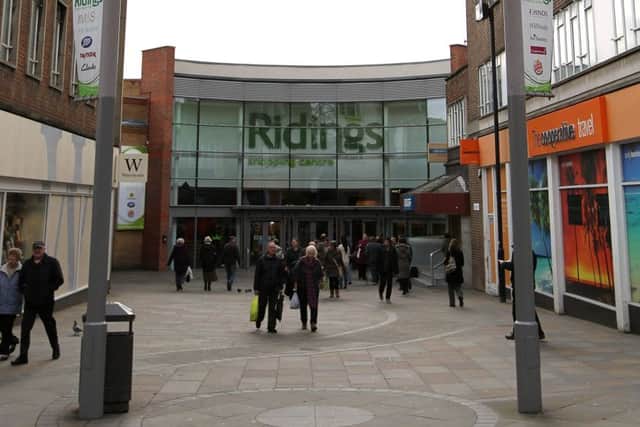 SECURITY: The Ridings Shopping Centre, in Wakefield.
