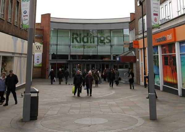 SECURITY: The Ridings Shopping Centre, in Wakefield.