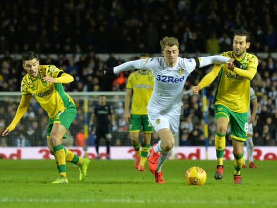 CHALLENGED: Patrick Bamford on his return against Norwich City.