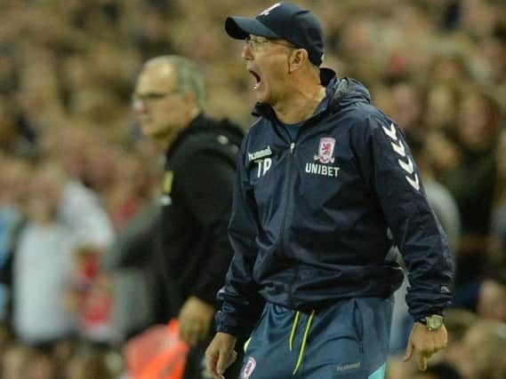 RESPECT: From Middlesbrough boss Tony Pulis, pictured in the goalless draw at Leeds United at the end of August.