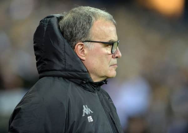 Marcelo Bielsa, pictured on the touchline at Elland Road when 
Leeds United played Derby County on January 11.  Picture: Bruce Rollinson.