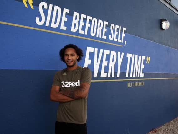 Leeds United midfielder Izzy Brown, who is in the squad for today's clash with Middlesbrough.
