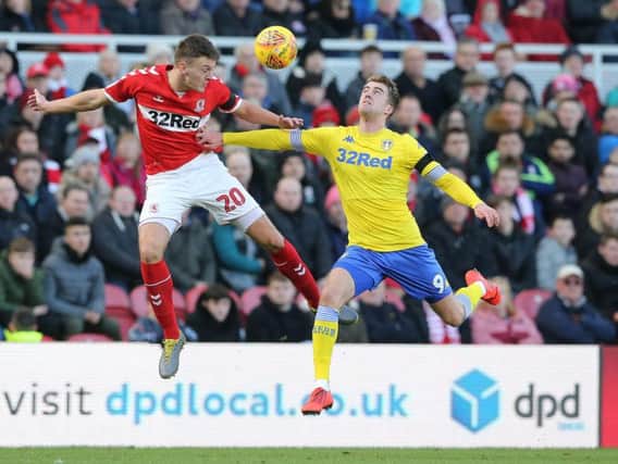 Leeds United grab point against Middlesbrough in 1-1 draw at the Riverside.