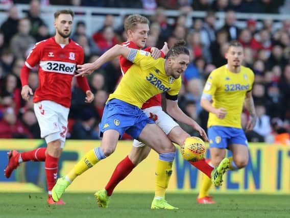 Leeds United earn late point at Middlesbrough.
