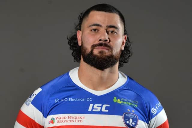 Wakefield Trinty's David Fifita had an impactful game against St Helens. PIC: Bruce Rollinson