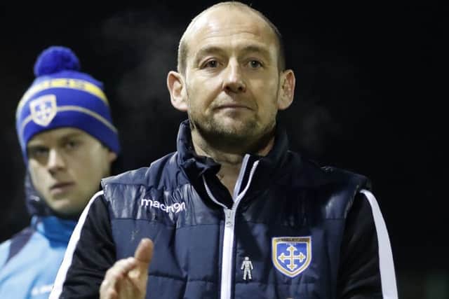 Guiseley joint manager Russ O'Neill.