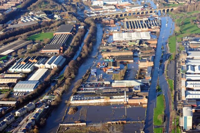 The aftermath of 2015's Boxing Day floods in Kirkstall.