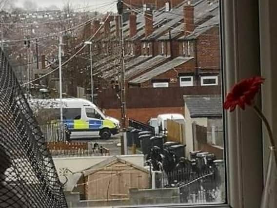 The scene in Chapeltown. PIC: Maria Brand
