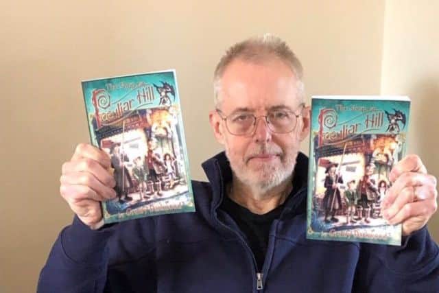 Simon Ounsley a children's book author who lives in Leeds. Sent in photo.
