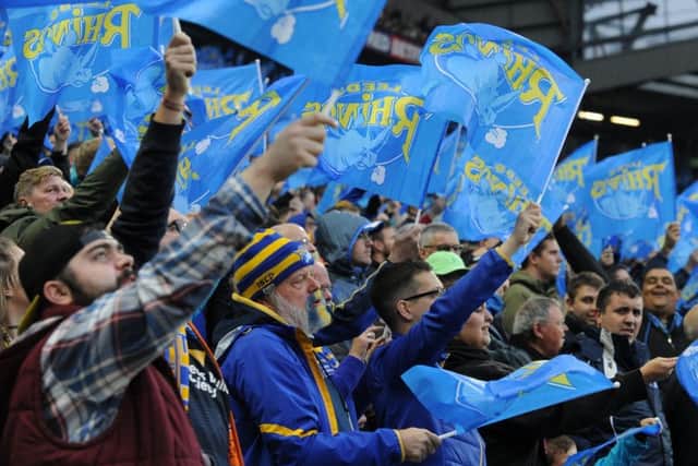 Leeds Rhinos fans.