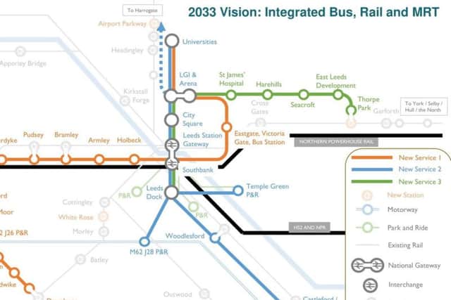 How the transport system in Leeds could look