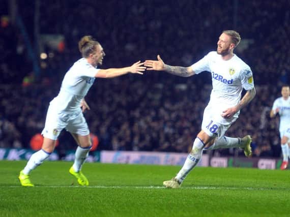 Leeds United players react to Swansea City win.