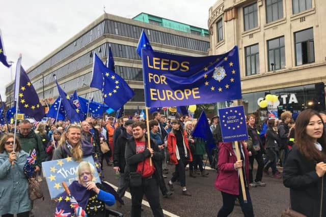 A previous Leeds for Europe march.