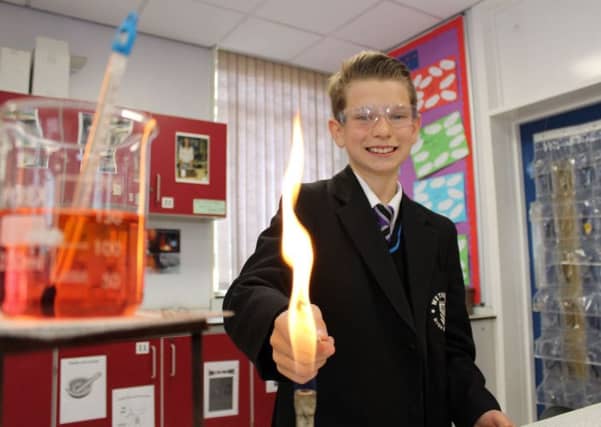 A science class at Wetherby High School.