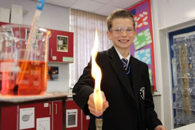 A science class at Wetherby High School.