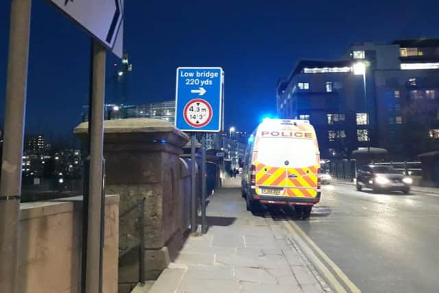 Reports of an assault near the canal have been rung into police.