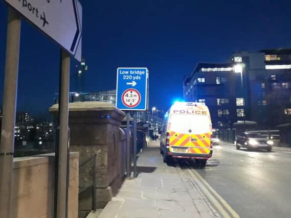 Reports of an assault near the canal have been rung into police.
