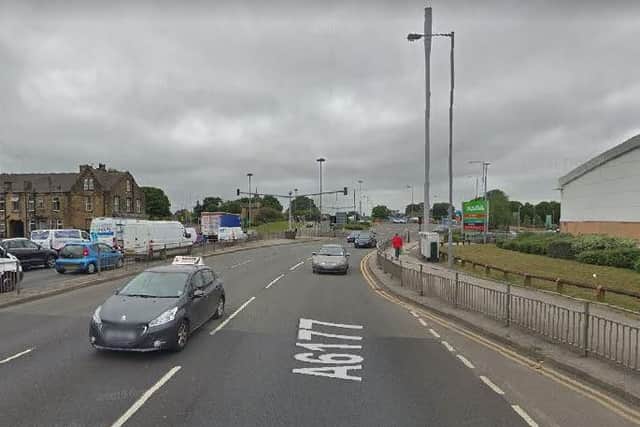 The crash happened in Rooley Lane, Bradford. Picture: Google
