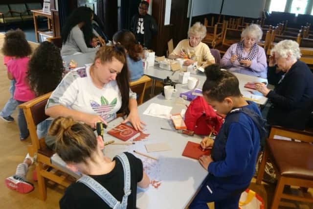 CRAFTS: Make and Do at Stainbeck Church brings people of all ages together.