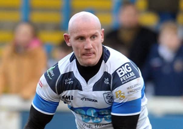 STILL GOING: Richard Moore, in action for Featherstone last season.  Picture: Tony Johnson.