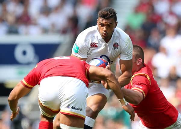 Huddersfield's Luther Burrell: In his England RU days.