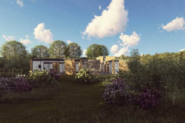 The first images of the house being built by the Bradley Lowery Foundation in Scarborough have been released.
