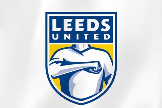 The 'Leeds Salute' crest which Leeds United unveiled in January 2018 but were forced to scrap after opposition from supporters.