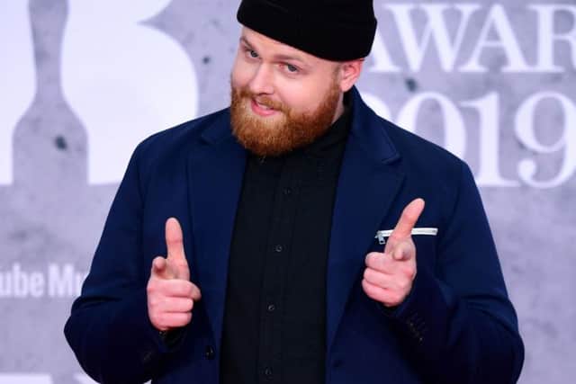 Tom Walker at the Brit Awards 2019.