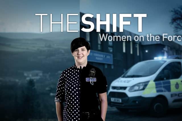 PC Gemma Sharman, a 31-year-old officer who is one of just two female officers on a Neighbourhood Policing Team in Bradford.