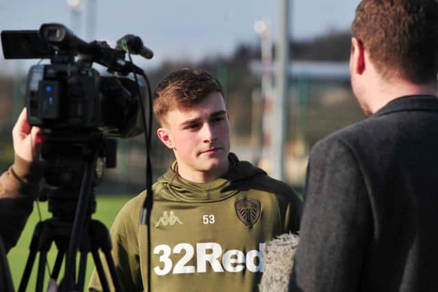 Leeds United's Robbie Gotts speaks to LUTV.