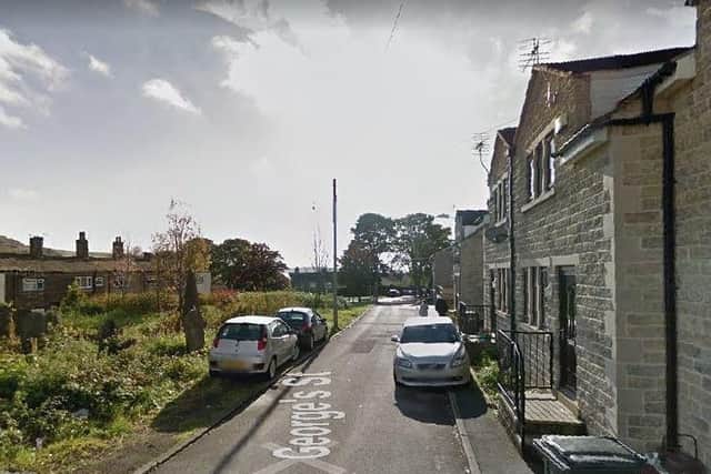The fire broke out in a ground floor flat in George's Street, Ovenden. Picture: Google