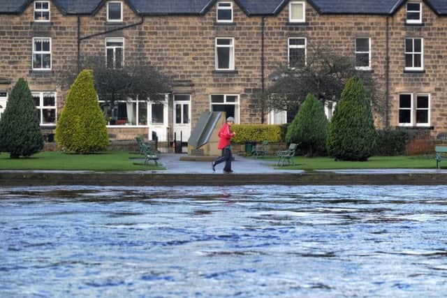 The River Wharfe at Otley. Picture By Simon Hulme