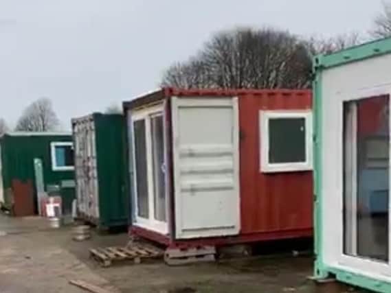 The organisers behind Leeds Tent City have set up a fundraising campaign to create a shipping container village for the homeless. Photo: Vulnerable Citizen Support Go Fund Me page.