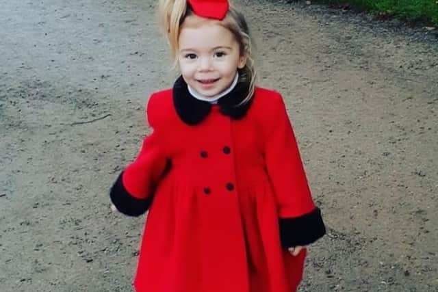 Four-year-old Thalia-Beau Wright has a rare heart disease called restrictive cardiomyopathy and needs a heart transplant. Photo credit: Christine Johnson, Thalia's grandmother.