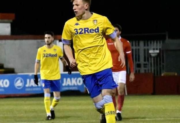 Leeds United midfielder Mateusz Bogusz.
