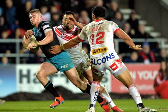 Jack Walker on the attack.