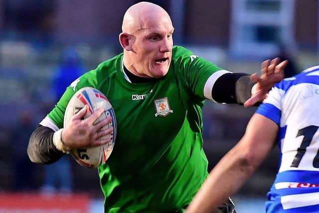 Hunslet forward Richard Moore. Picture: Paul Butterfield.