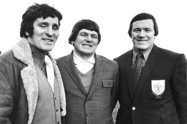 The three Fox brothers - Don, left, Peter and Neil.