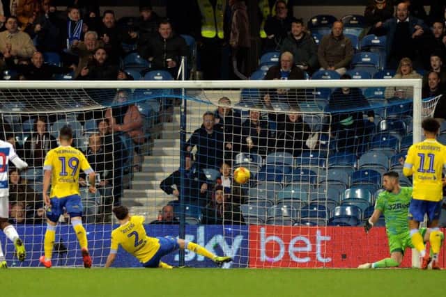 BIG BLOW: Kiko Casilla can only look behind as Luke Freeman bags the only goal of the game.