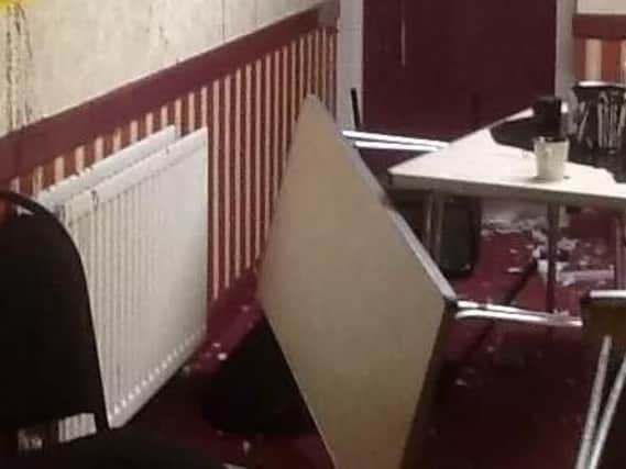 The hall was broken into in Outwood